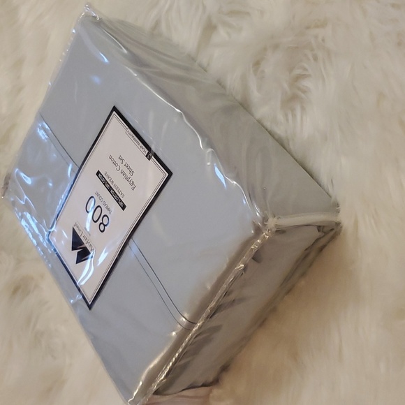 Mayfair Linen 800 Thread Count 100% cotton  sateen weave King sheet set-sky blue - Picture 5 of 13